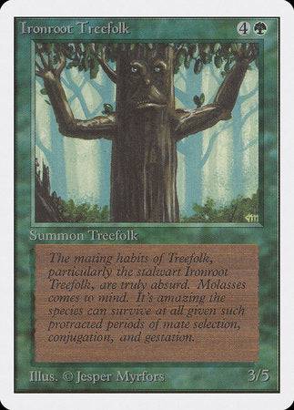 Ironroot Treefolk [Unlimited Edition] - Destination Retro