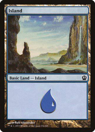 Island (234) [Theros] - Destination Retro