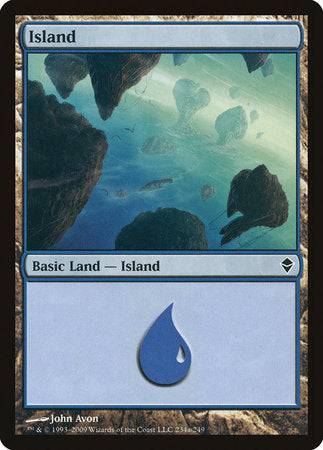 Island (234a) [Zendikar] - Destination Retro
