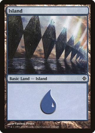 Island (236) [Rise of the Eldrazi] - Destination Retro