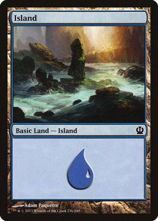 Island (236) [Theros] - Destination Retro
