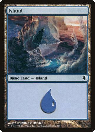Island (236a) [Zendikar] - Destination Retro
