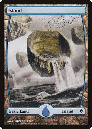 Island (237) - Full Art [Zendikar] - Destination Retro