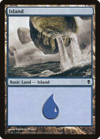 Island (237a) [Zendikar] - Destination Retro