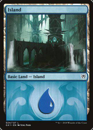 Island (24) [GRN Guild Kit] - Destination Retro