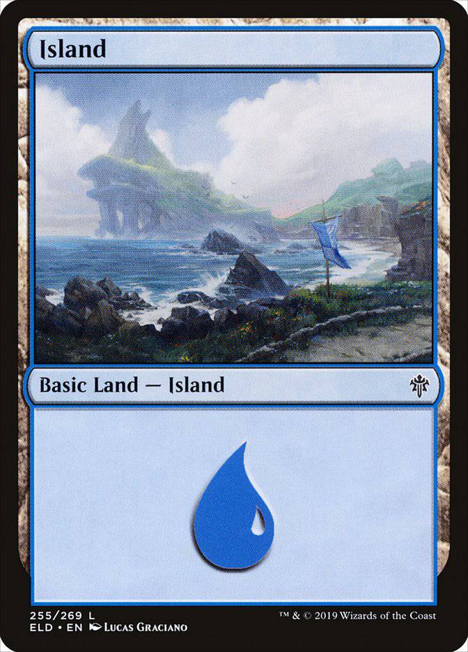 Island (255) [Throne of Eldraine] - Destination Retro