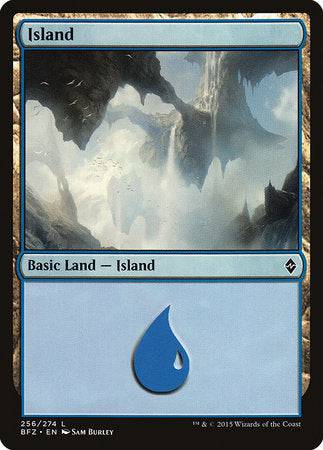 Island (256) [Battle for Zendikar] - Destination Retro