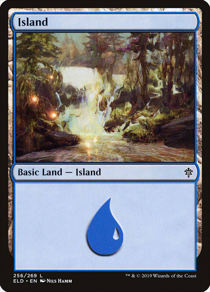 Island (256) [Throne of Eldraine] - Destination Retro