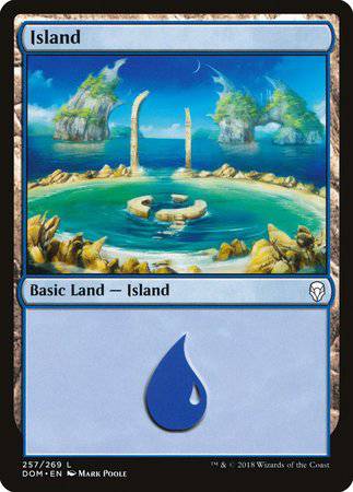 Island (257) [Dominaria] - Destination Retro