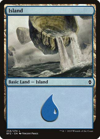 Island (258) [Battle for Zendikar] - Destination Retro