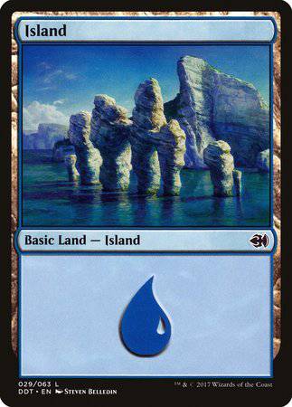 Island (29) [Duel Decks: Merfolk vs. Goblins] - Destination Retro