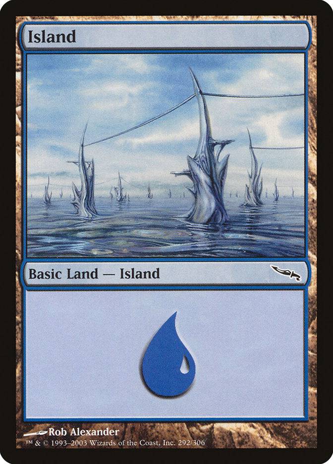 Island (292) [Mirrodin] - Destination Retro