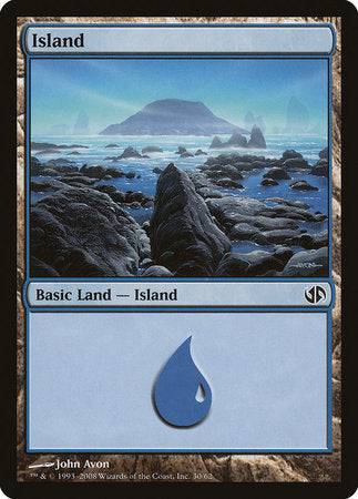 Island (30) [Duel Decks: Jace vs. Chandra] - Destination Retro