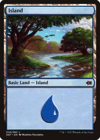 Island (30) [Duel Decks: Merfolk vs. Goblins] - Destination Retro