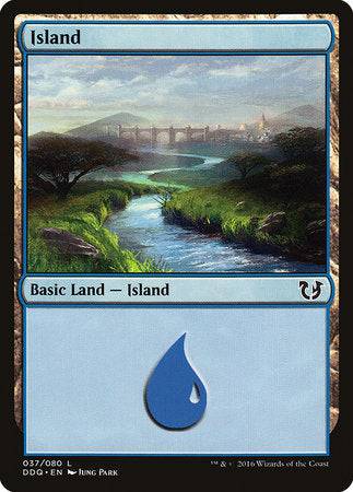 Island (37) [Duel Decks: Blessed vs. Cursed] - Destination Retro