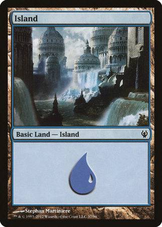 Island (37) [Duel Decks: Izzet vs. Golgari] - Destination Retro