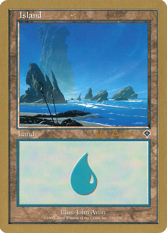 Island (ab336a) (Alex Borteh) [World Championship Decks 2001] - Destination Retro