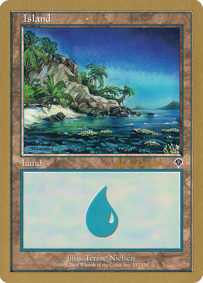 Island (ab337) (Alex Borteh) [World Championship Decks 2001] - Destination Retro