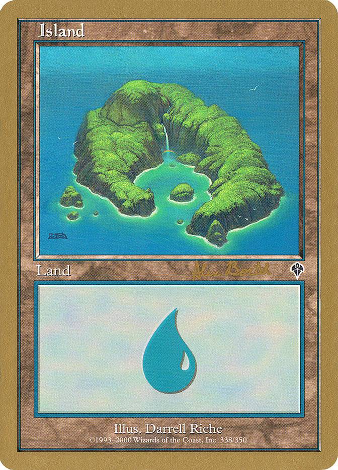 Island (ab338) (Alex Borteh) [World Championship Decks 2001] - Destination Retro