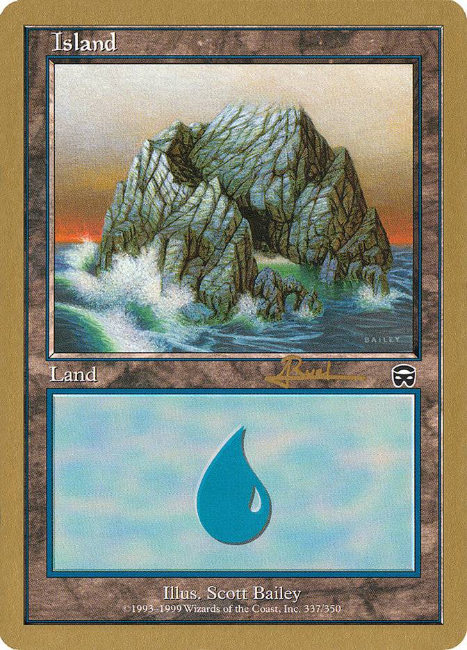 Island (ar337) (Antoine Ruel) [World Championship Decks 2001] - Destination Retro