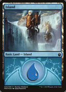 Island - Izzet (A03) [GRN Ravnica Weekend] - Destination Retro
