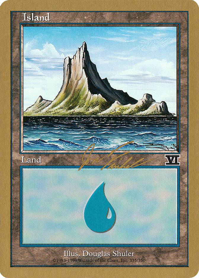 Island (jf335) (Jon Finkel) [World Championship Decks 2000] - Destination Retro