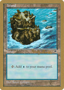 Island (rb335) (Randy Buehler) [World Championship Decks 1998] - Destination Retro