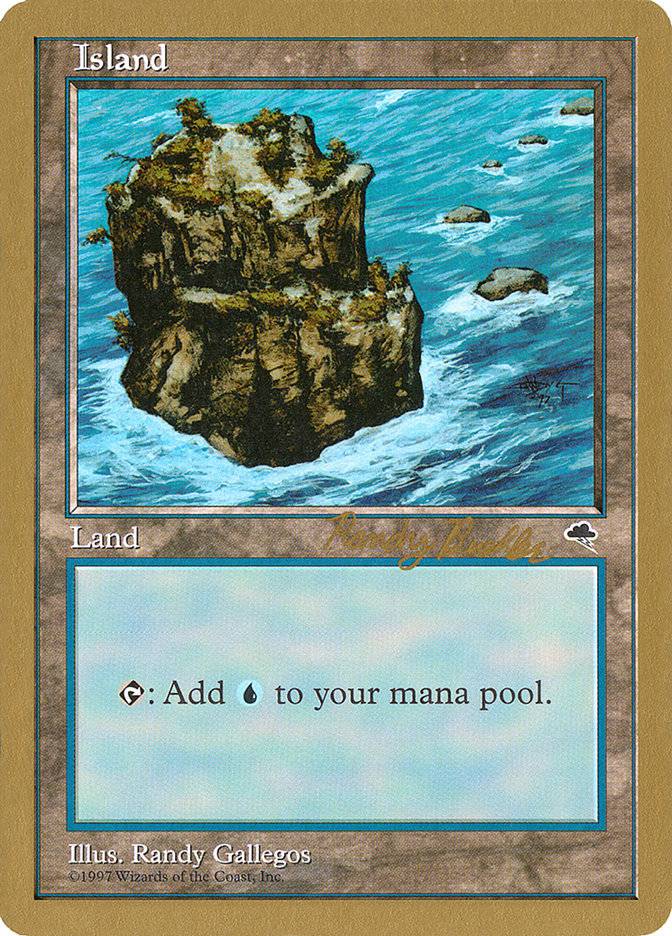 Island (rb335) (Randy Buehler) [World Championship Decks 1998] - Destination Retro