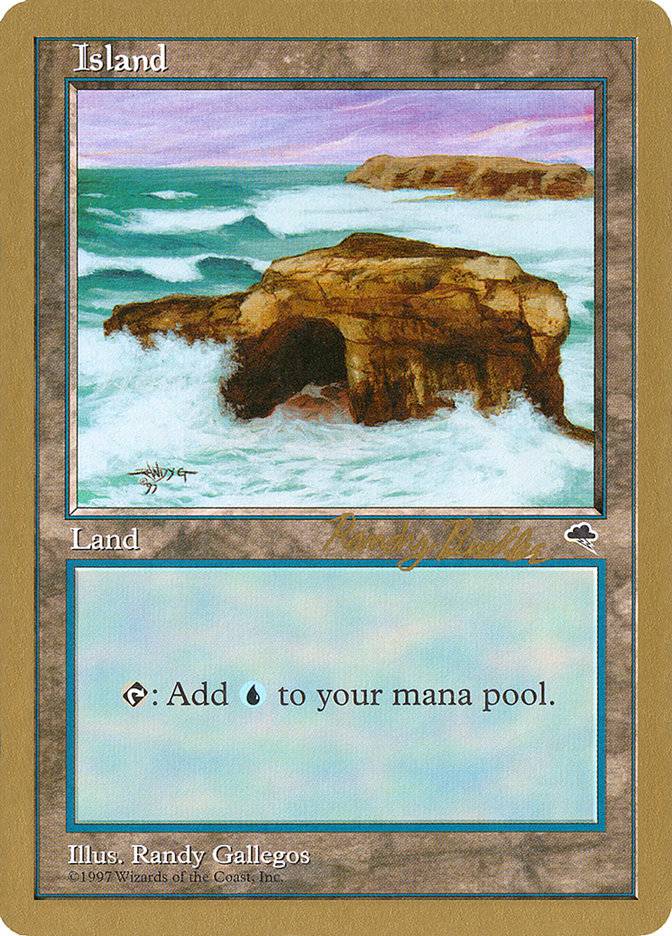 Island (rb336) (Randy Buehler) [World Championship Decks 1998] - Destination Retro