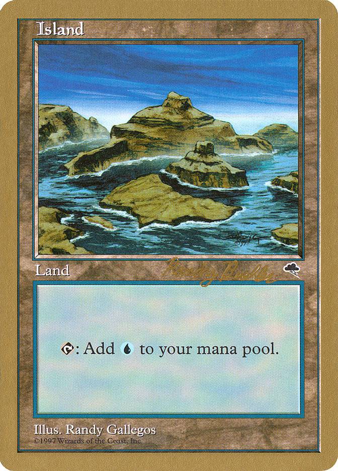 Island (rb338) (Randy Buehler) [World Championship Decks 1998] - Destination Retro