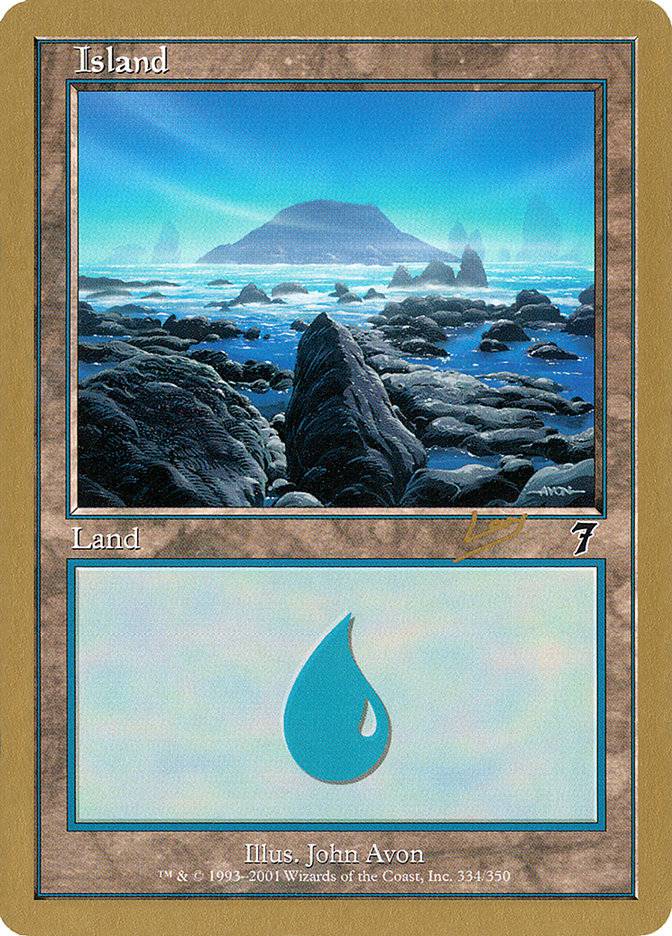Island (rl334) (Raphael Levy) [World Championship Decks 2002] - Destination Retro