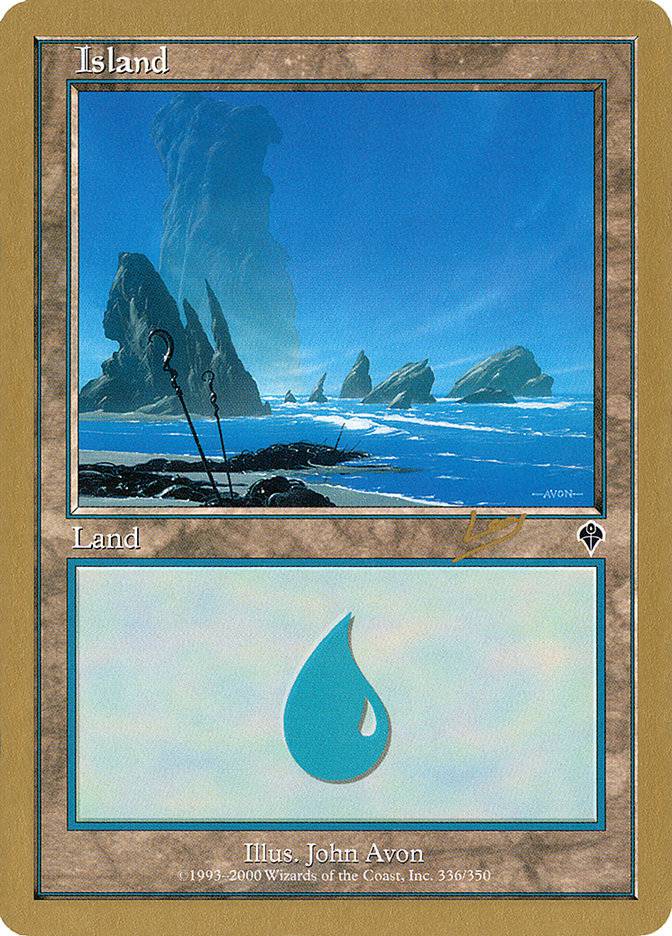 Island (rl336) (Raphael Levy) [World Championship Decks 2002] - Destination Retro