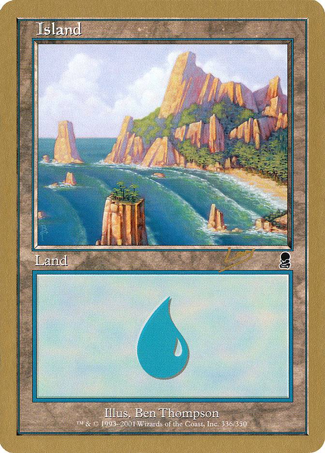 Island (rl336a) (Raphael Levy) [World Championship Decks 2002] - Destination Retro