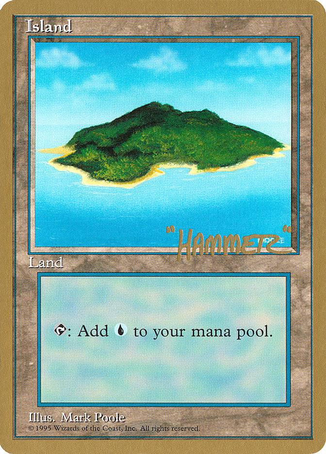 Island (shr367) (Shawn "Hammer" Regnier) [Pro Tour Collector Set] - Destination Retro