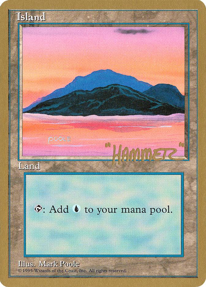 Island (shr369) (Shawn "Hammer" Regnier) [Pro Tour Collector Set] - Destination Retro