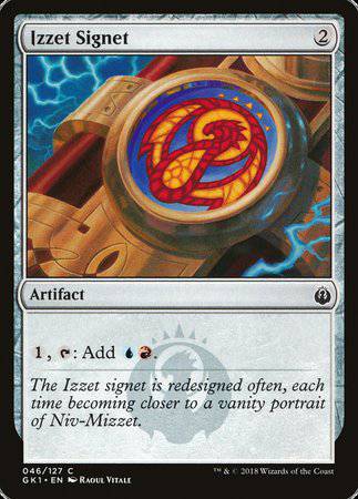 Izzet Signet [GRN Guild Kit] - Destination Retro
