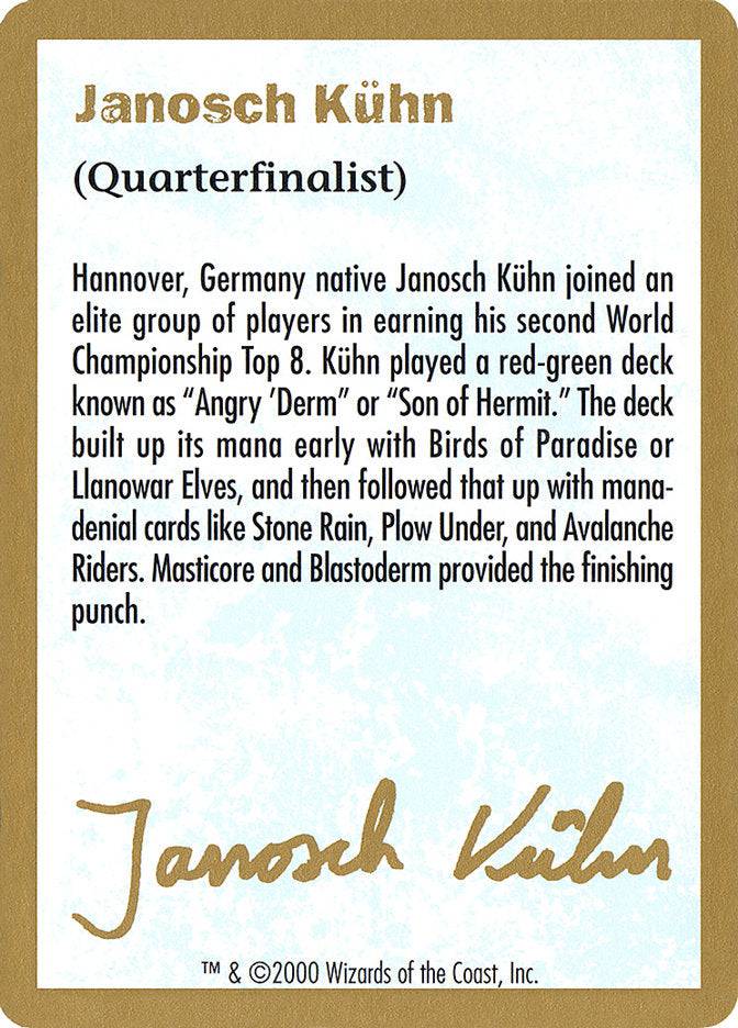 Janosch Kühn Bio (2000) [World Championship Decks 2000] - Destination Retro