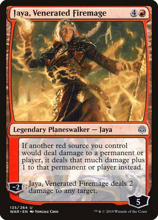 Jaya, Venerated Firemage [War of the Spark] - Destination Retro
