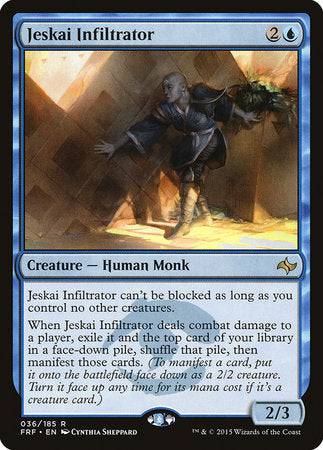 Jeskai Infiltrator [Fate Reforged] - Destination Retro
