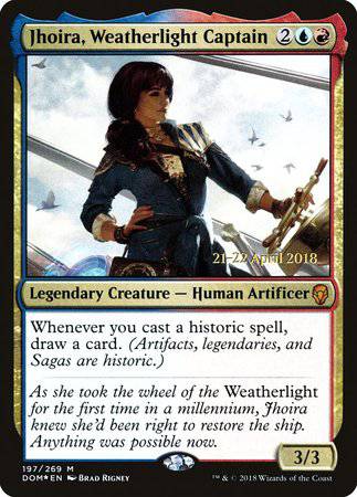 Jhoira, Weatherlight Captain [Dominaria Promos] - Destination Retro