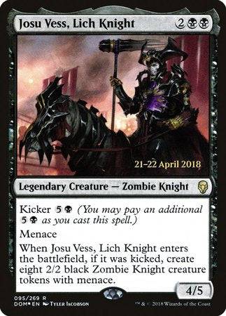 Josu Vess, Lich Knight [Dominaria Promos] - Destination Retro