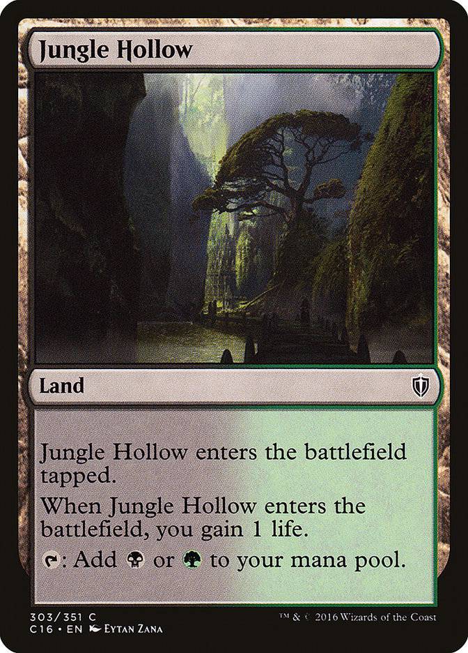 Jungle Hollow [Commander 2016] - Destination Retro