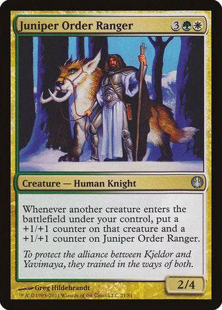 Juniper Order Ranger [Duel Decks: Knights vs. Dragons] - Destination Retro