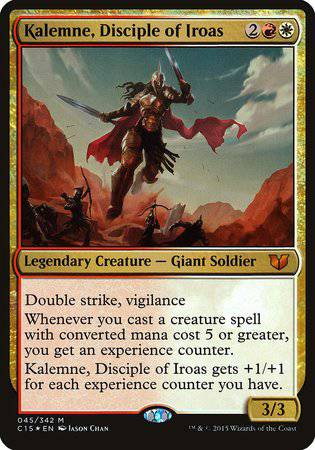 Kalemne, Disciple of Iroas (Oversized) [Commander 2015 Oversized] - Destination Retro