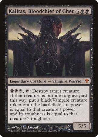 Kalitas, Bloodchief of Ghet [Zendikar] - Destination Retro
