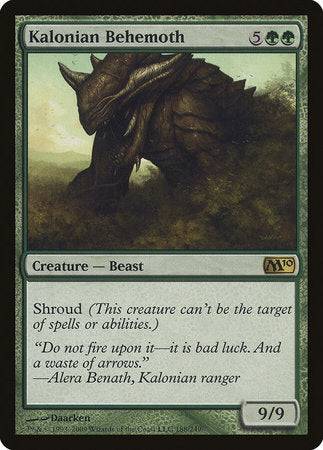Kalonian Behemoth [Magic 2010] - Destination Retro