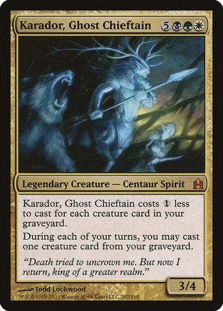 Karador, Ghost Chieftain [Commander 2011] - Destination Retro