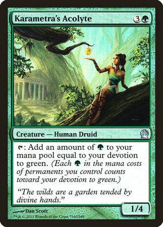 Karametra's Acolyte [Theros Promos] - Destination Retro