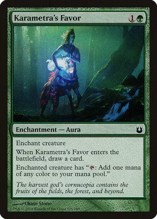 Karametra's Favor [Born of the Gods] - Destination Retro