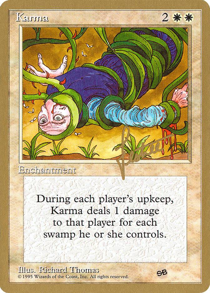 Karma (Bertrand Lestree) (SB) [Pro Tour Collector Set] - Destination Retro
